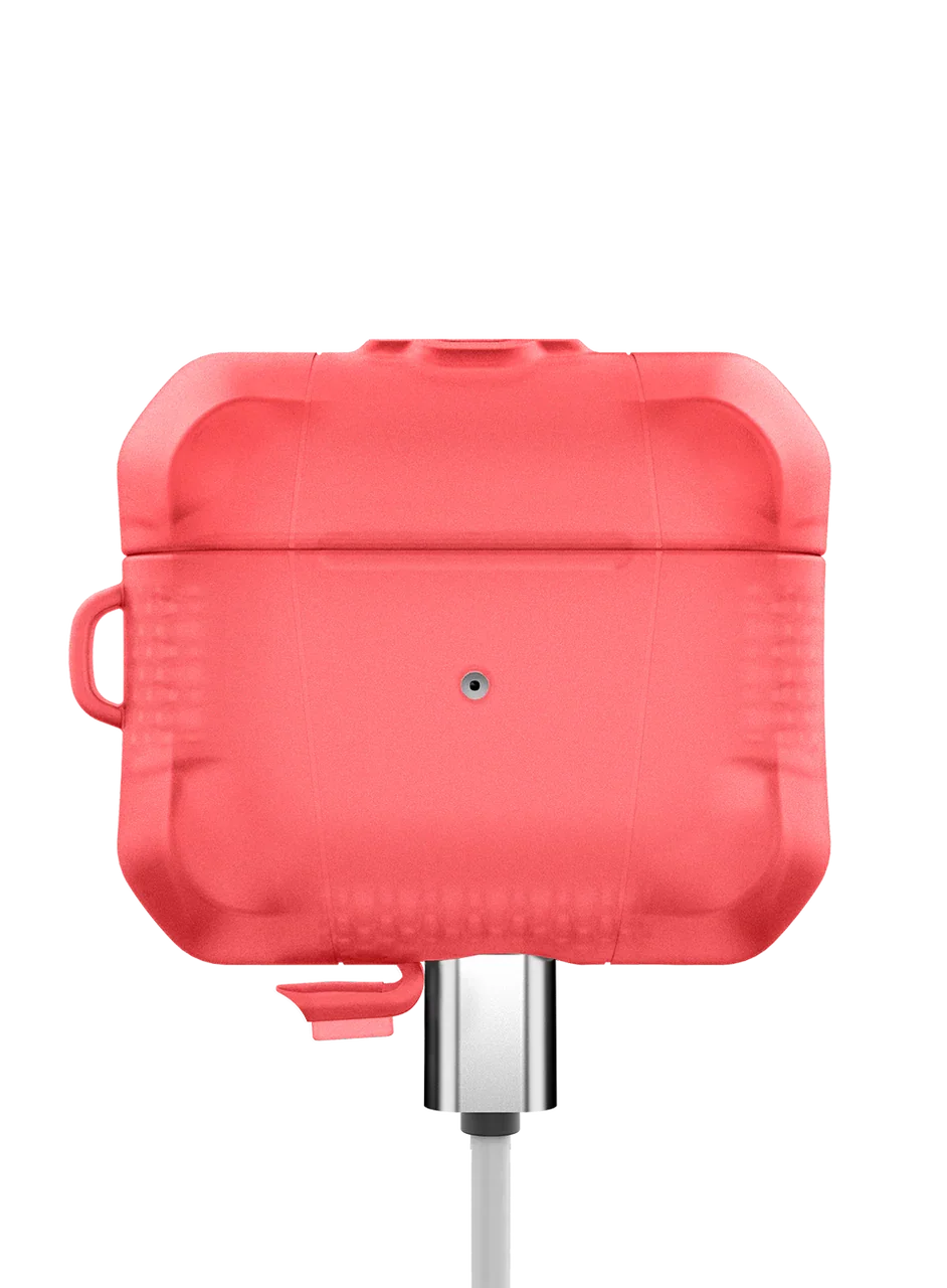 Itskins Spectrum Frost Series Case For Airpods 3 - Coral - Tashqila Itskins Spectrum Frost Series Case For Airpods 3 - Coral - Tashqila